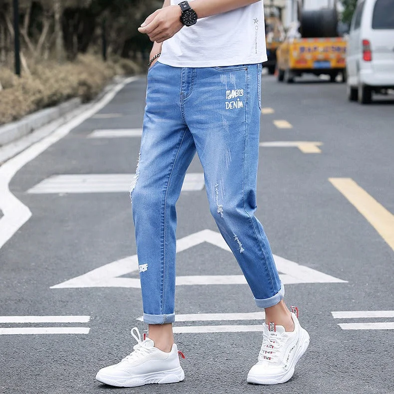 Maxime ripped ankle jeans