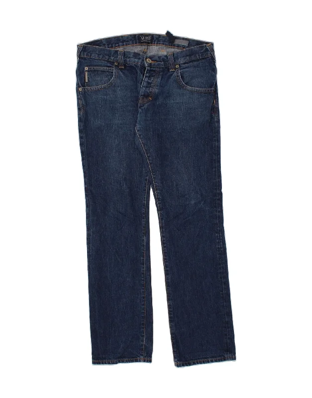 ARMANI Mens Regular Straight Jeans W33 L34 Blue