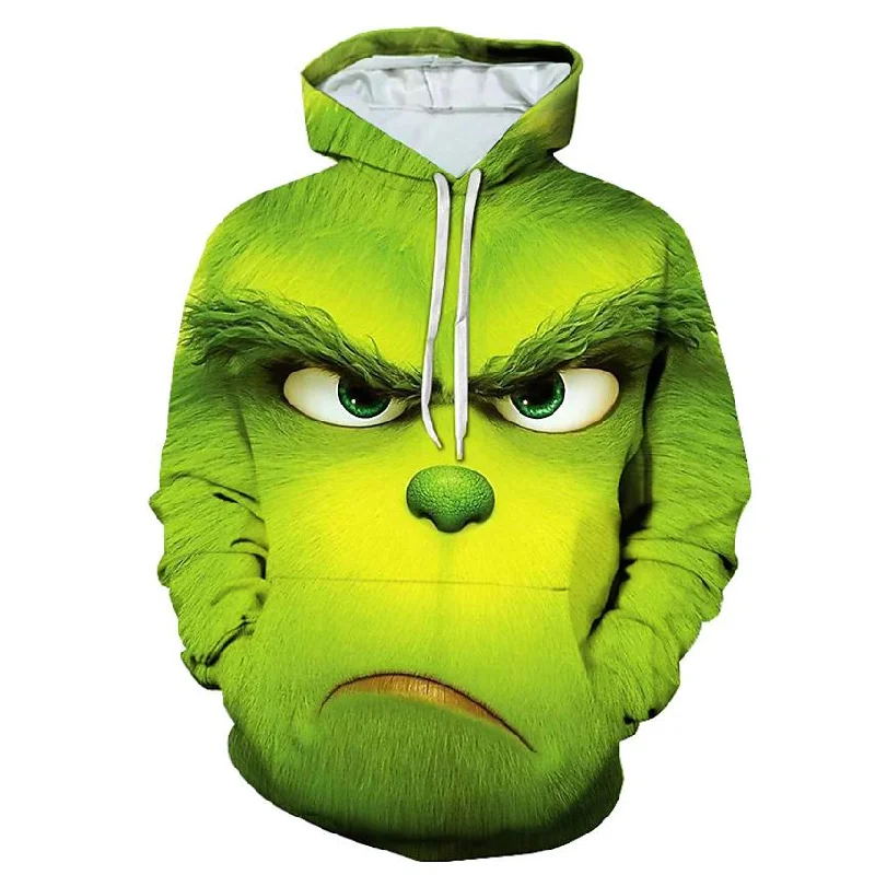 Men's 3D Animal Pullover Hoodie