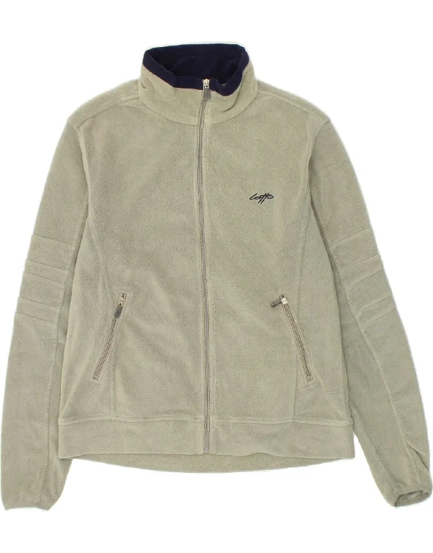 LOTTO Mens Fleece Jacket UK 42 XL Beige