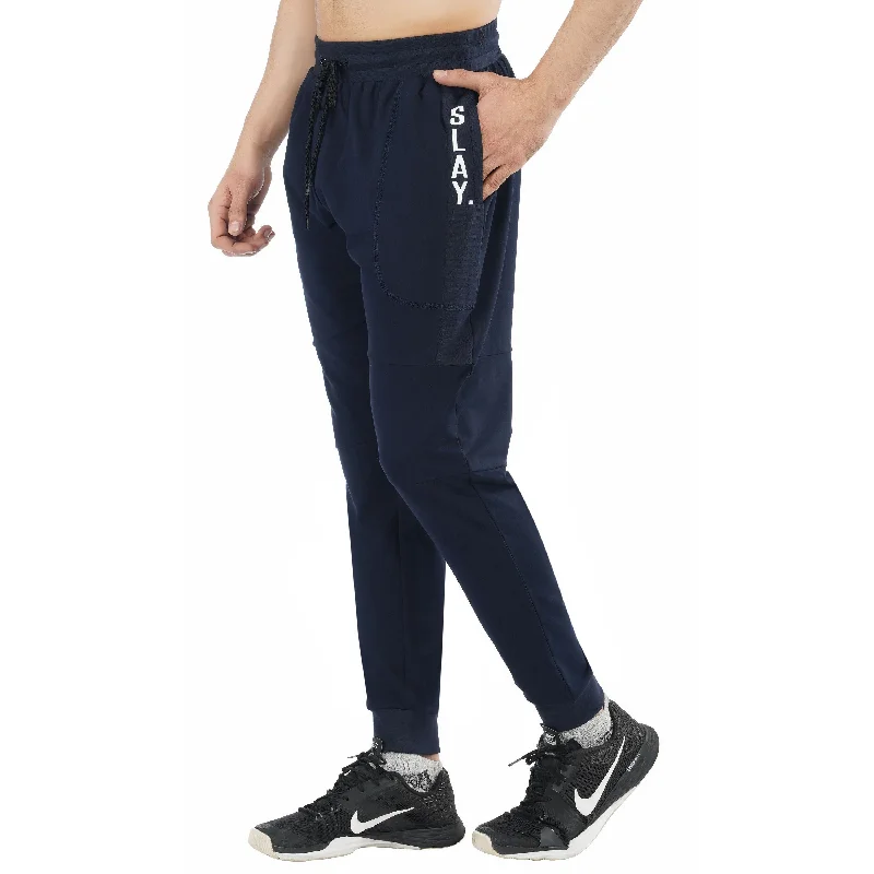 SLAY. Men's Navy Blue Joggers