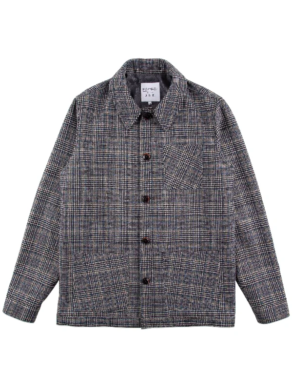 MishMash BOXY FIT FUSE BLUE CHECK TAILORED JACKET