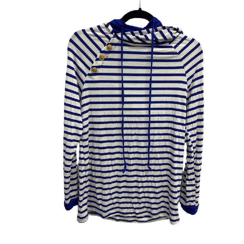 Top Long Sleeve By White Birch In Striped Pattern, Size: S