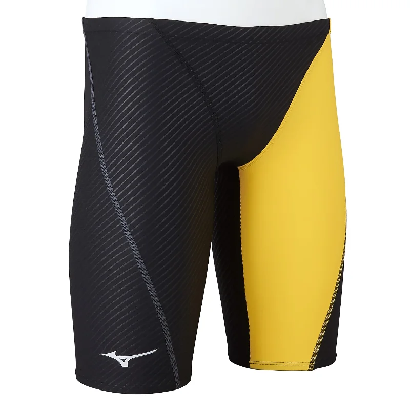 Mizuno Exer Suits Half Spats - Black/Yellow