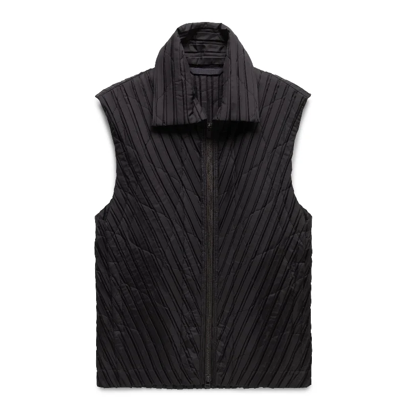 PADDED PLEATS VEST