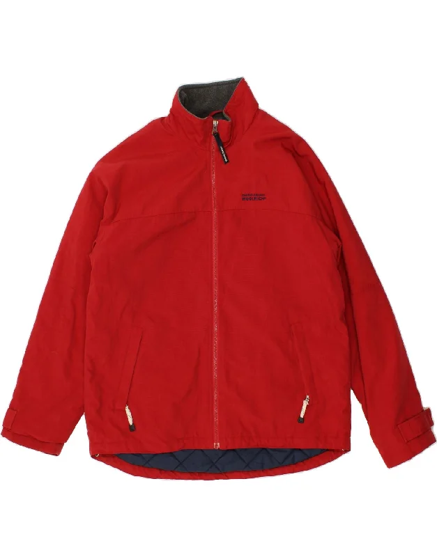 WOOLRICH Mens Windbreaker Jacket UK 38 Medium Red