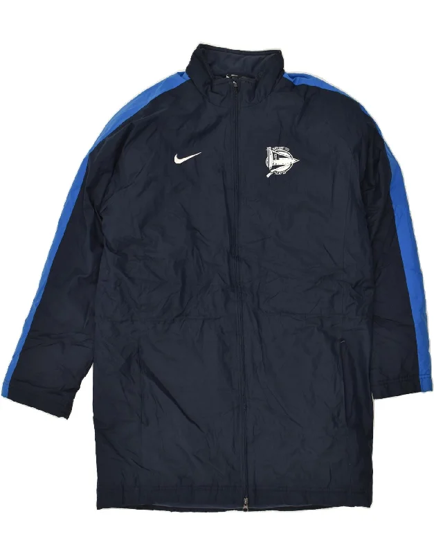 NIKE Mens Deportivo Alaves Windbreaker Coat UK 38 Medium Navy Blue