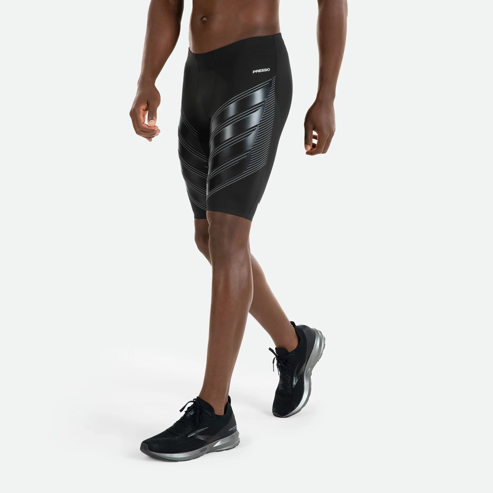 Pressio Men's Power Half Tight - BLK/BLK