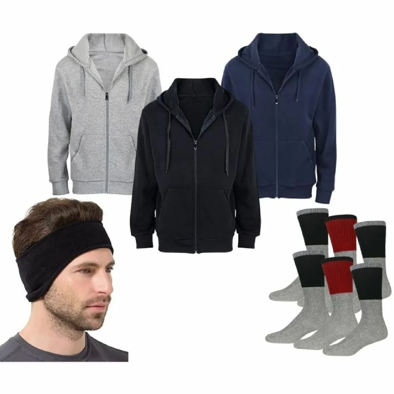 5-Piece Set: Fleece-Lined Premium Bundle Set