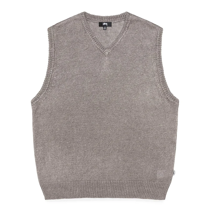 LOOSE KNIT LINEN VEST