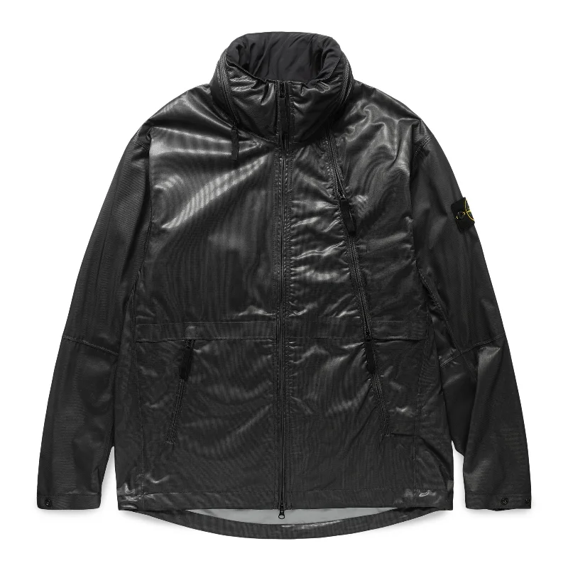 METALLIC RUN PROOF NYLON JACKET 801543433