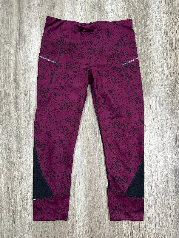 Purple Athletic Leggings Athleta, Size S