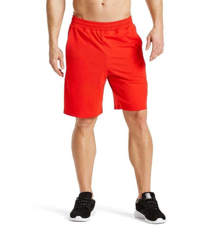 VaporActive Element 9" Training Shorts | Fiery Red / Iron Gate