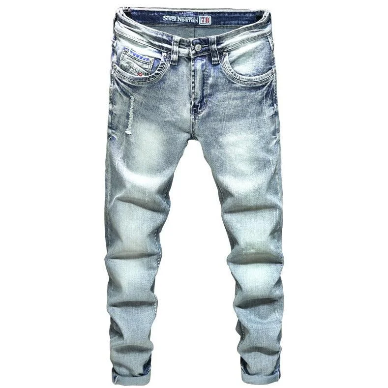 Maxime Light Blue Ripped Jeans