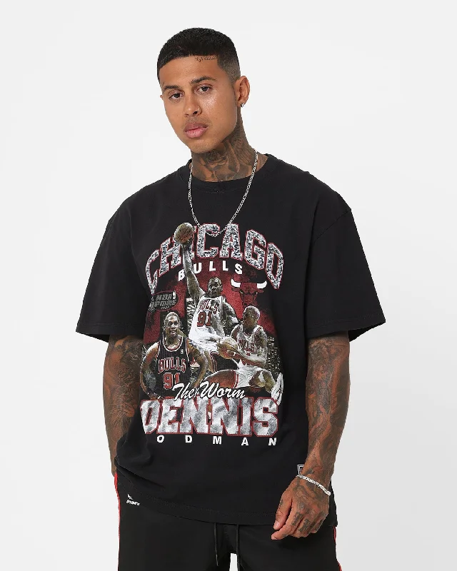 Mitchell & Ness Chicago Bulls Dennis Rodman Bling T-Shirt Black