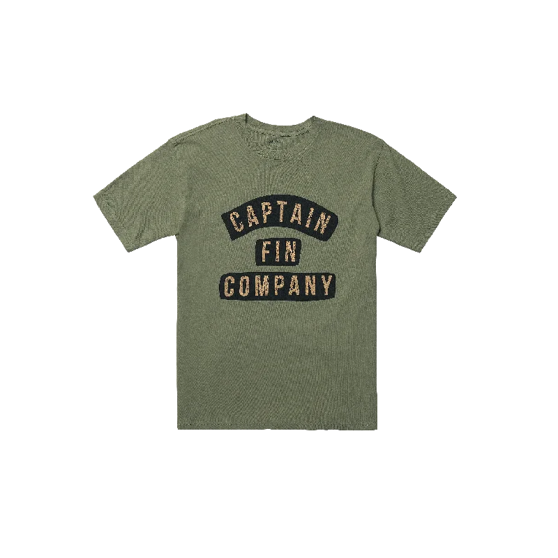 College Short Sleeve Tee - Dark Olive