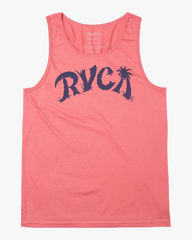 Lost Island Tank Top - Dusty Pink