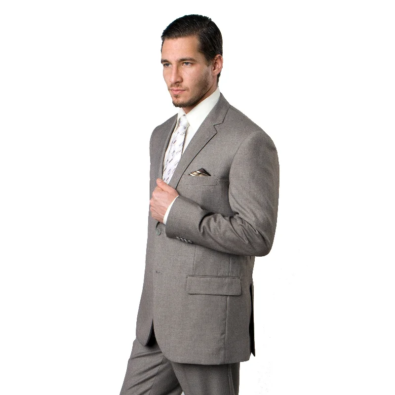 Men's Suit Set 2 Piece Set Notch Lapel Suit Set