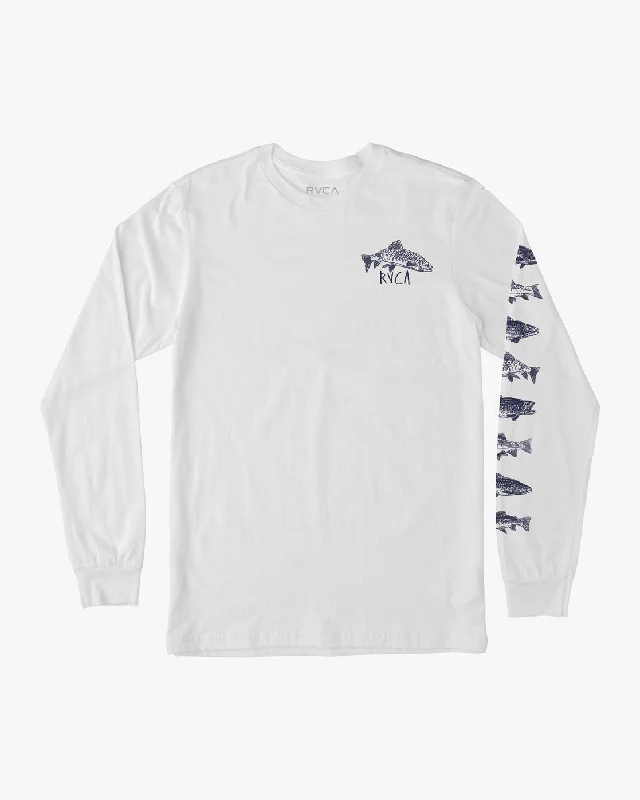 Ben Horton Downstream Long Sleeve Tee - White