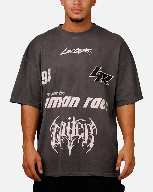 Loiter Racer T-Shirt Charcoal