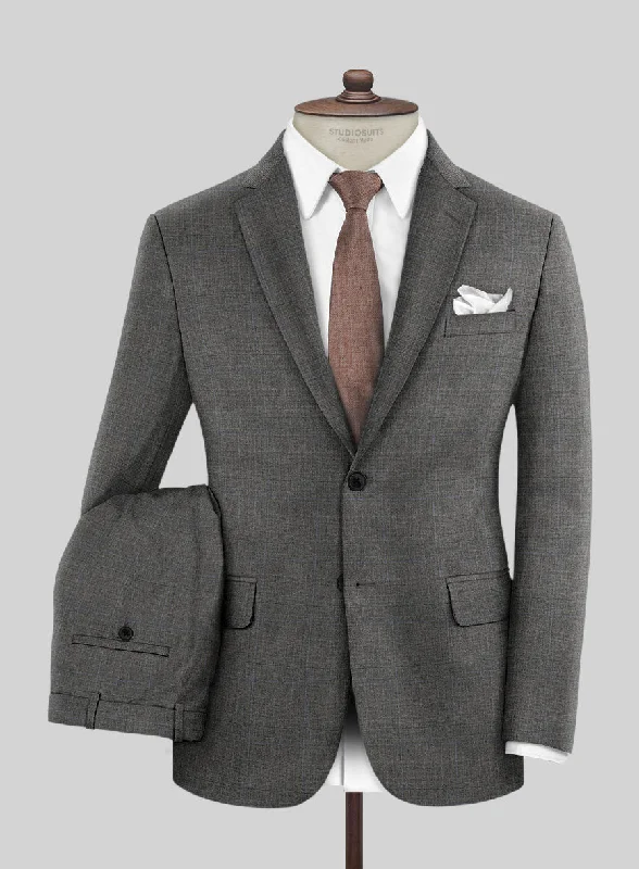 Hardy Minnis Gray Glen Wool Suit