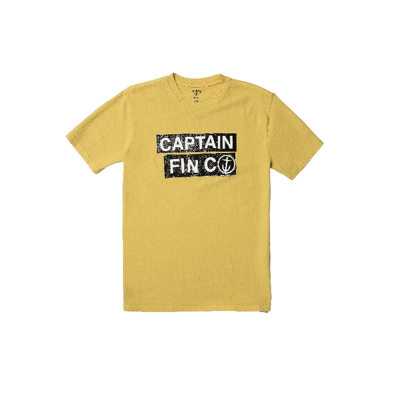 Dive Bars Short Sleeve Tee - Mineral Yellow