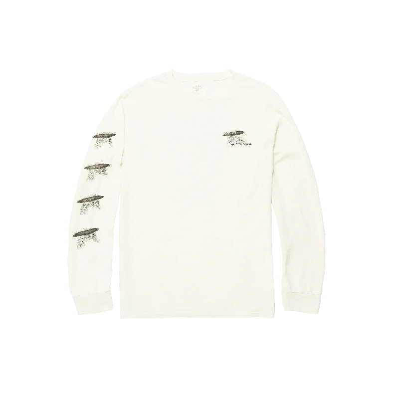 Be Cool Man Long Sleeve Tee - Vintage White