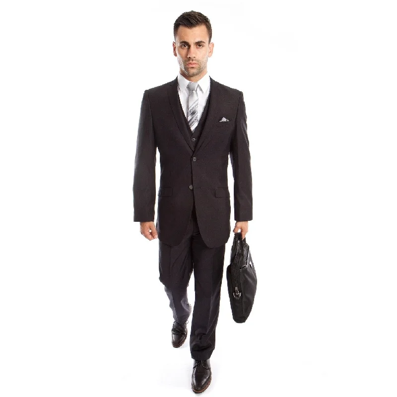 Men's Suit Set 3 Piece Suit Notch Lapel Suit Set