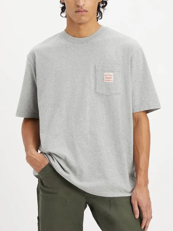 Workwear Mid Tone Grey Heather T-Shirt