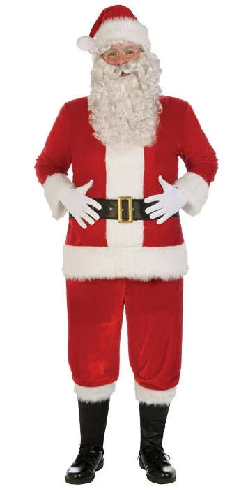 Velvet Santa Suit Christmas Costume