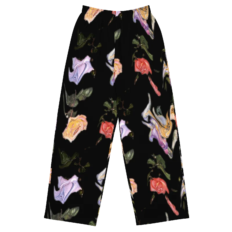 Falling Flowers® Unisex Wide-Leg Pants