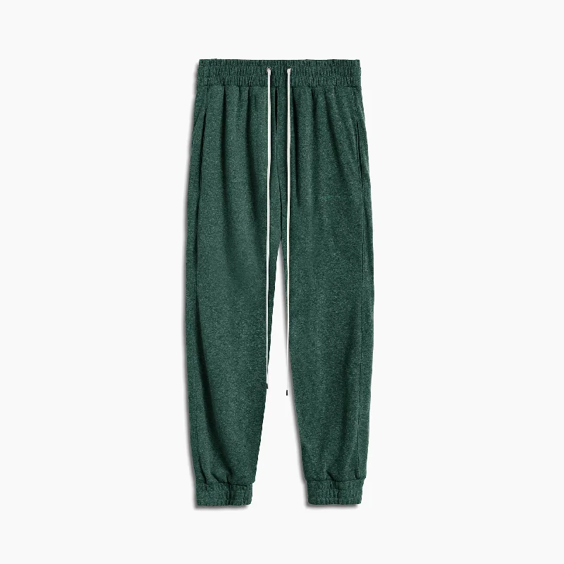 loop terry roaming sweatpants / hunter green