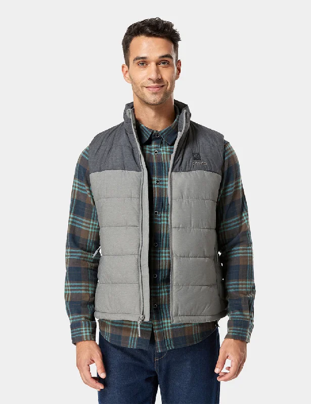 Men's Classic Heated Gilet - Flecking Grey