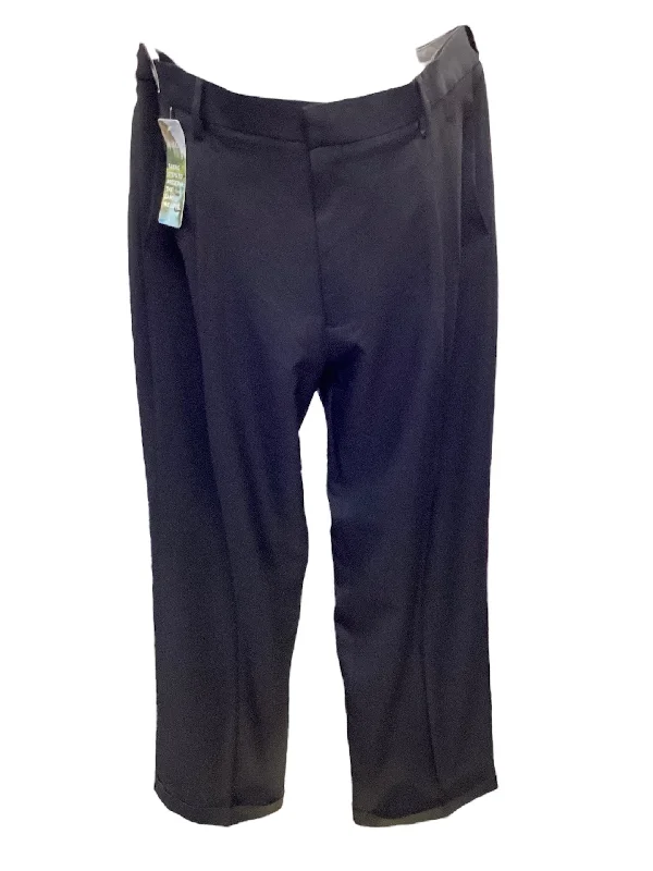 NWT Haggar Men's Pants Black 42x29