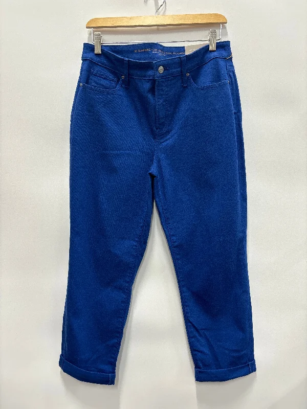 Pants Cropped By Chicos In Blue, Size: 8