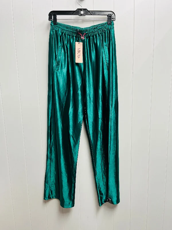 Pants Wide Leg By MICAS -  In Green, Size: M