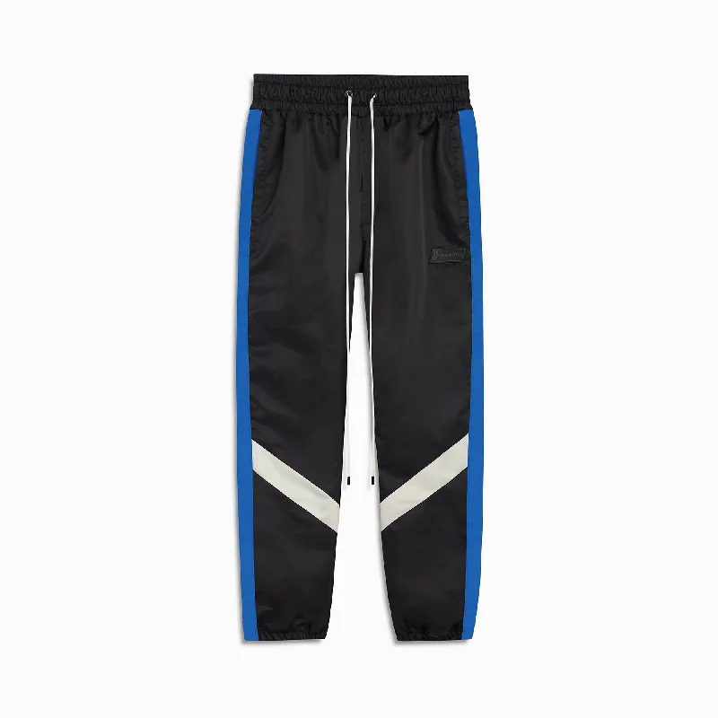 parachute track pant 2.5 / black + cobalt + ivory