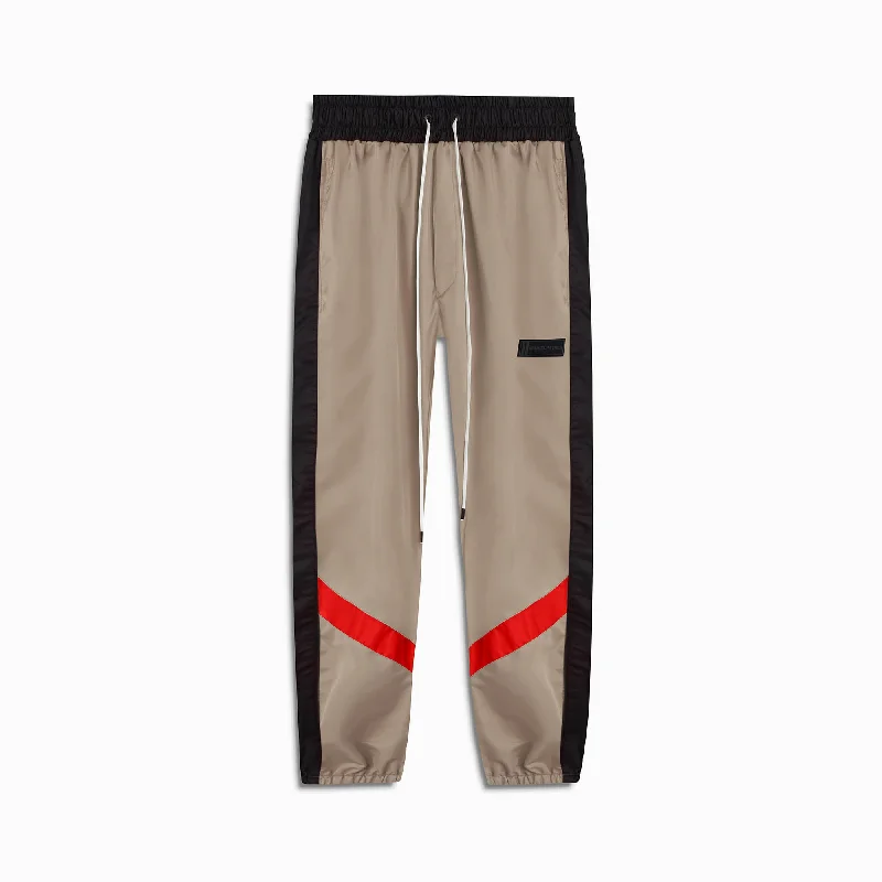 parachute track pant 2.5 / wheat + black + red