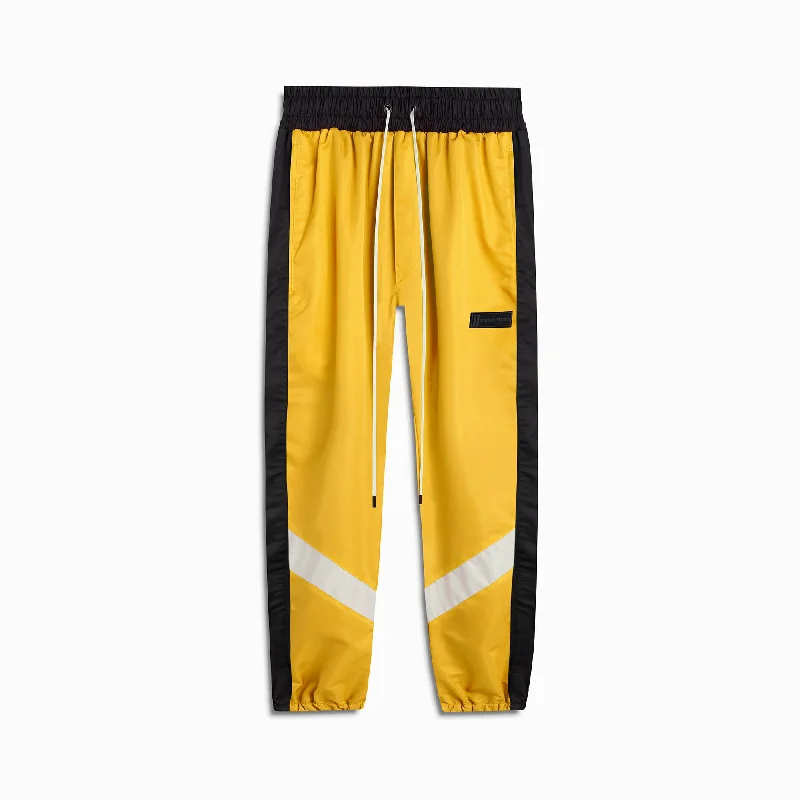 parachute track pant 2.5 / yellow + black + ivory