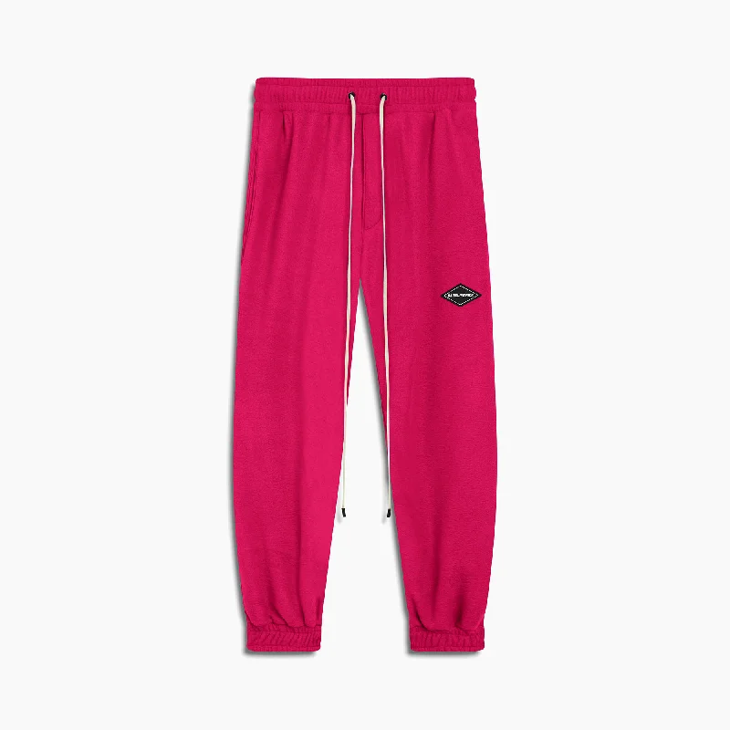 polar fleece roaming sweatpants / wildflower pink