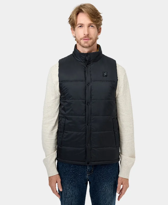 PuffLyte™ Men's Heated Lightweight Vest - Black