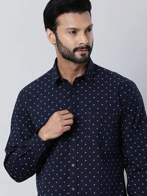 Men Printed Full Sleeve Cotton Shirt