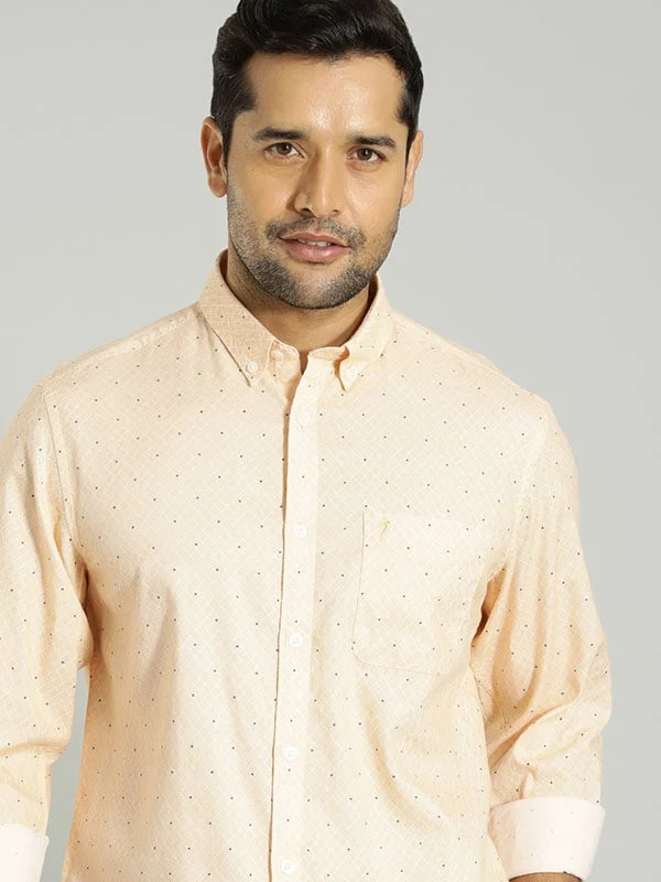 Men Printed Full Sleeve Cotton Shirt