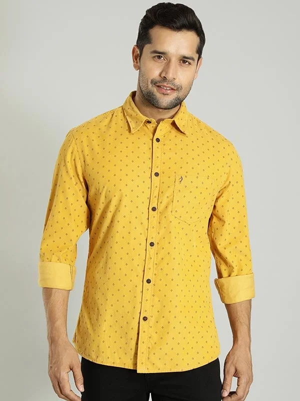 Men Printed Full Sleeve Cotton Shirt