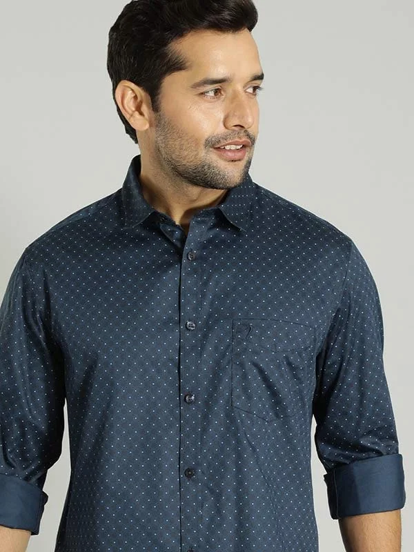 Men Printed Full Sleeve Cotton Shirt