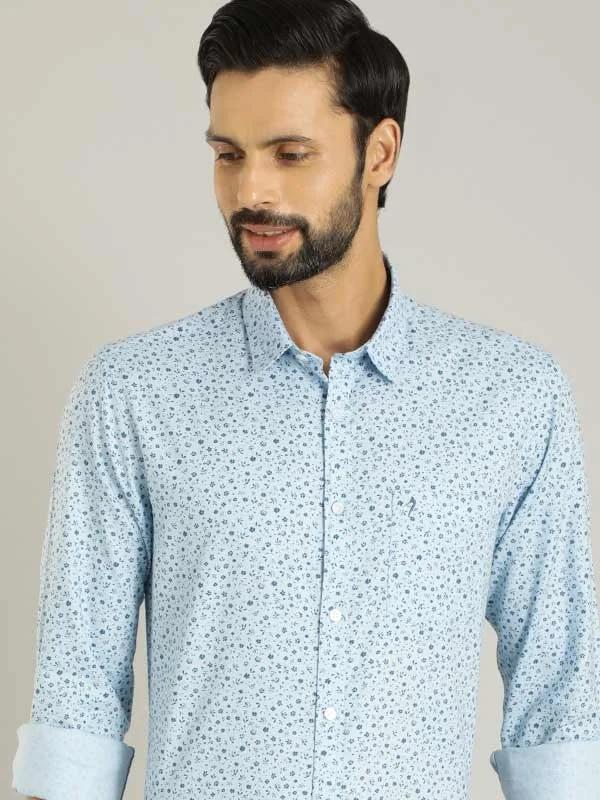 Men Printed Full Sleeve Cotton Shirt