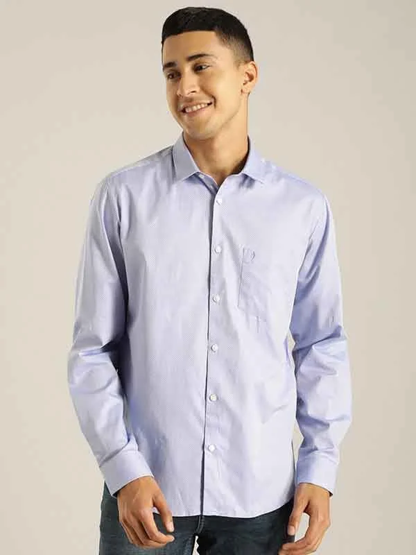 Men Solid Full Sleeve Cotton Shirt