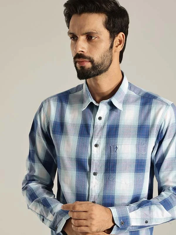 Men Solid Full Sleeve Cotton Shirt